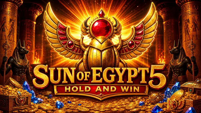 Sun of Egypt 2 Hold and Win bonus raundi Mystery Sun ramzlari bilan