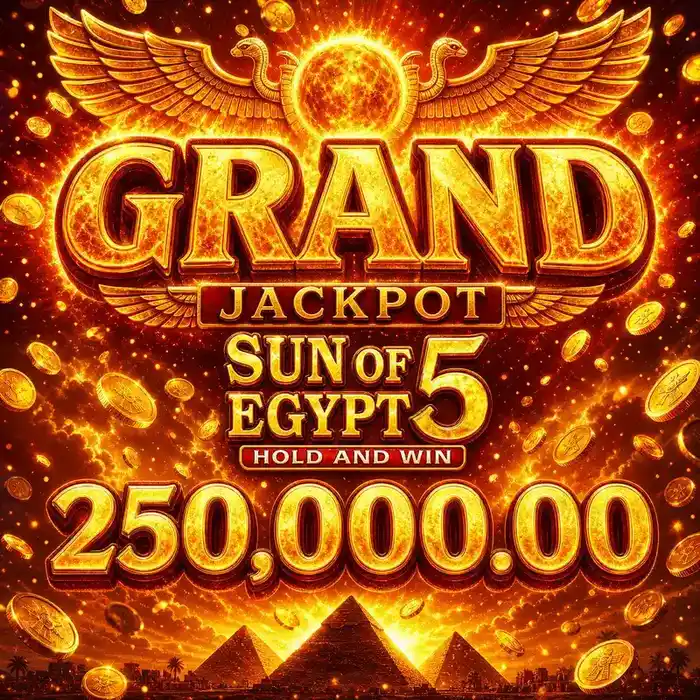 Sun of Egypt 3 jackpot darajalari Mini dan Royal gacha